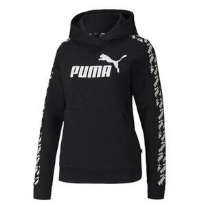 Women's PUMA Amplified Black Hoodie w/Kangaroo pocket Size XS NWT